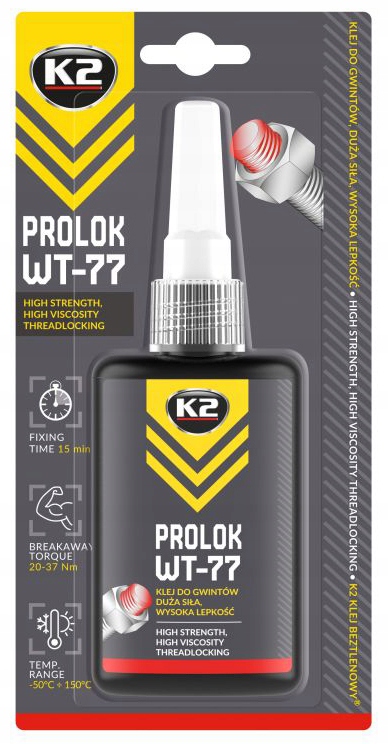 K2 Prolok Strong Klej Do Gwintów Śrub Siła