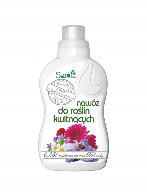 

Nawóz do roślin kwitnących płyn 0,25 l Sumin