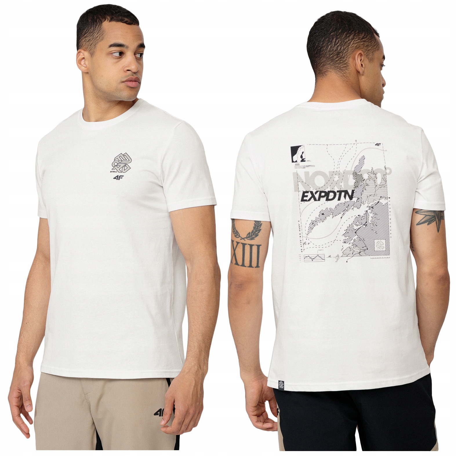 

Koszulka męska T-shirt 4F bawełna TSM067 M