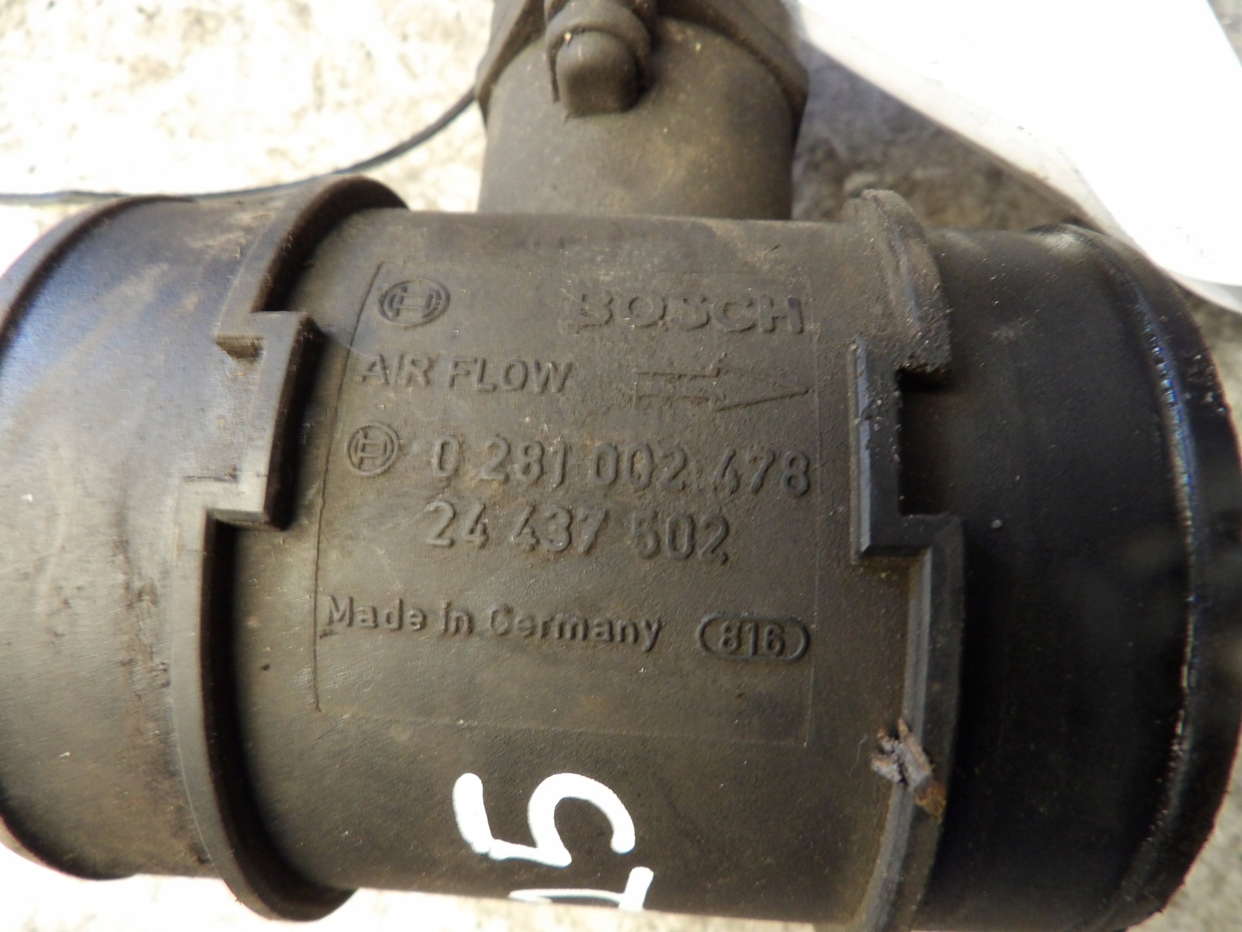 Opel Zafira A flow meter 0281002478 24437502