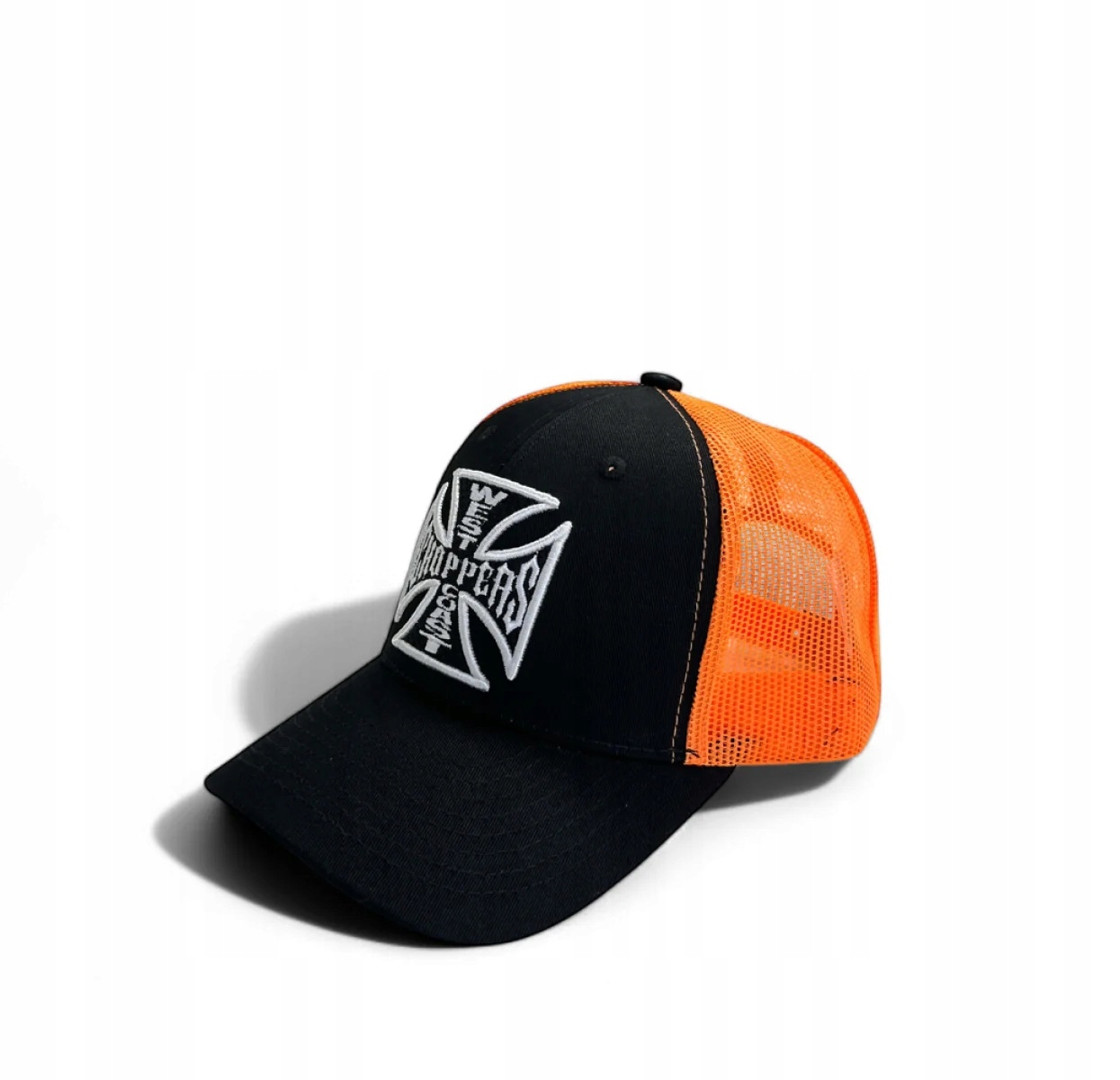 Kšiltovka trucker West Coast Choppers Black/Orange