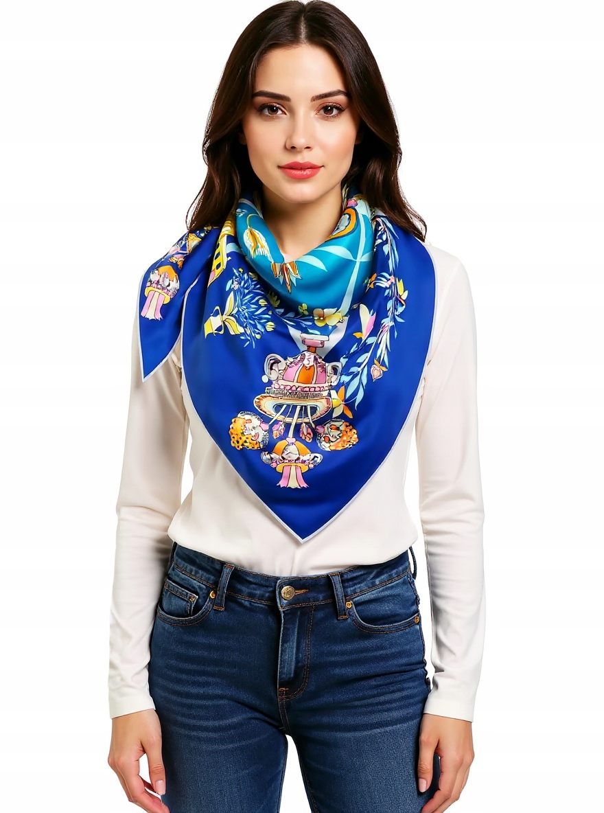 Hedvábný Šátek 100% Přírodní Morušový Hedvábí, Prémiová Kvalita