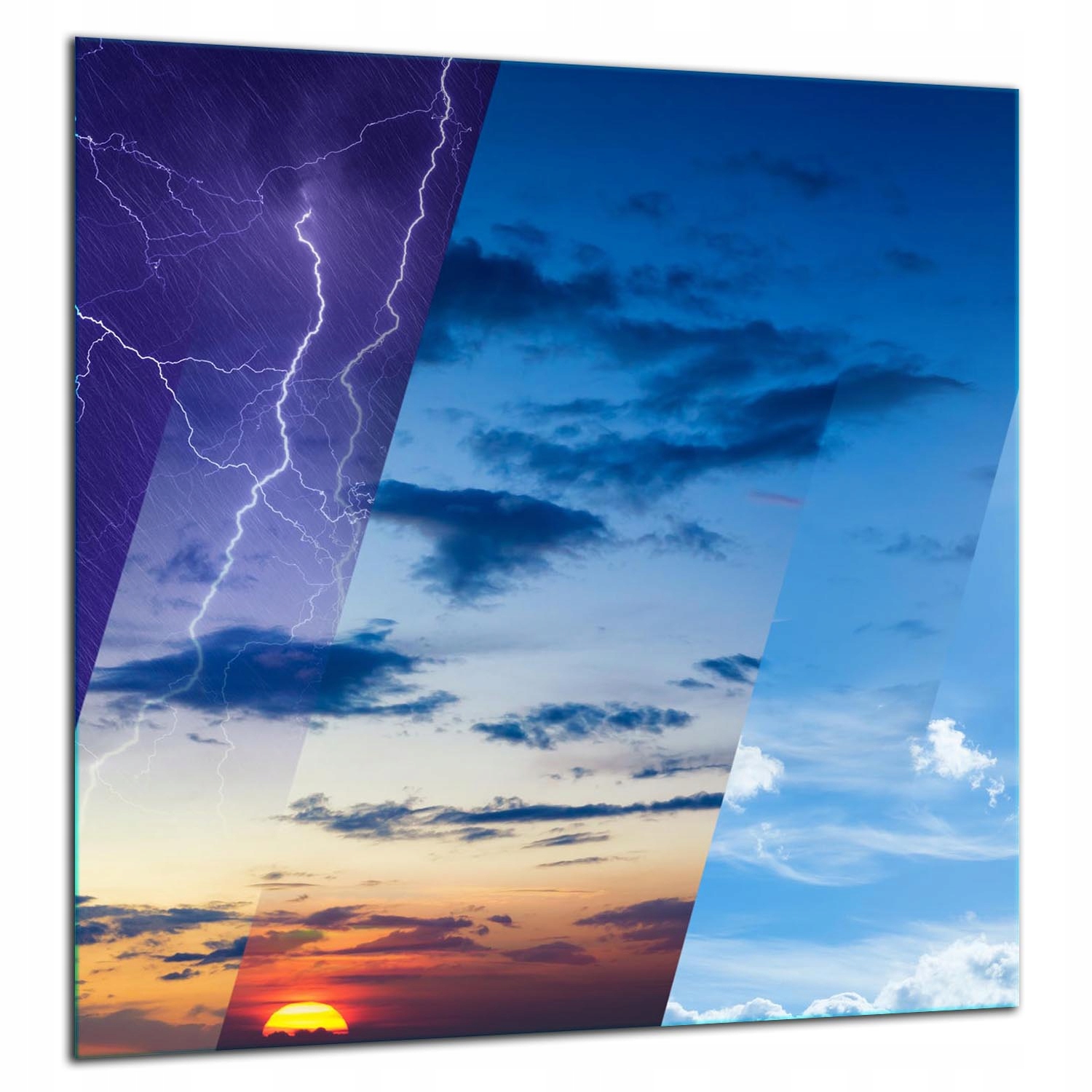 Skleněná Ochranná Deska Panel Lepidlo 60x65 POČASÍTvrzené Sklo Kuchyně 7v1
