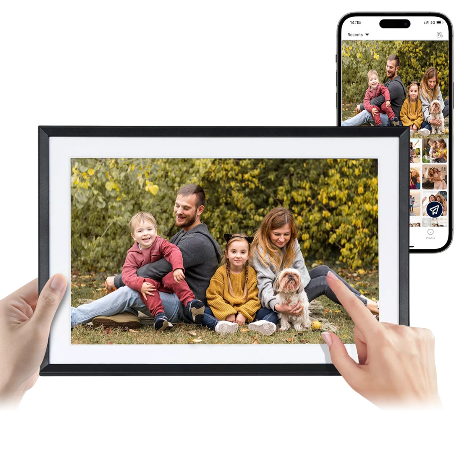 Rámeček Na Fotografie 10.1 Palců Fotorámeček Film Vysoká Kvalita Frameo