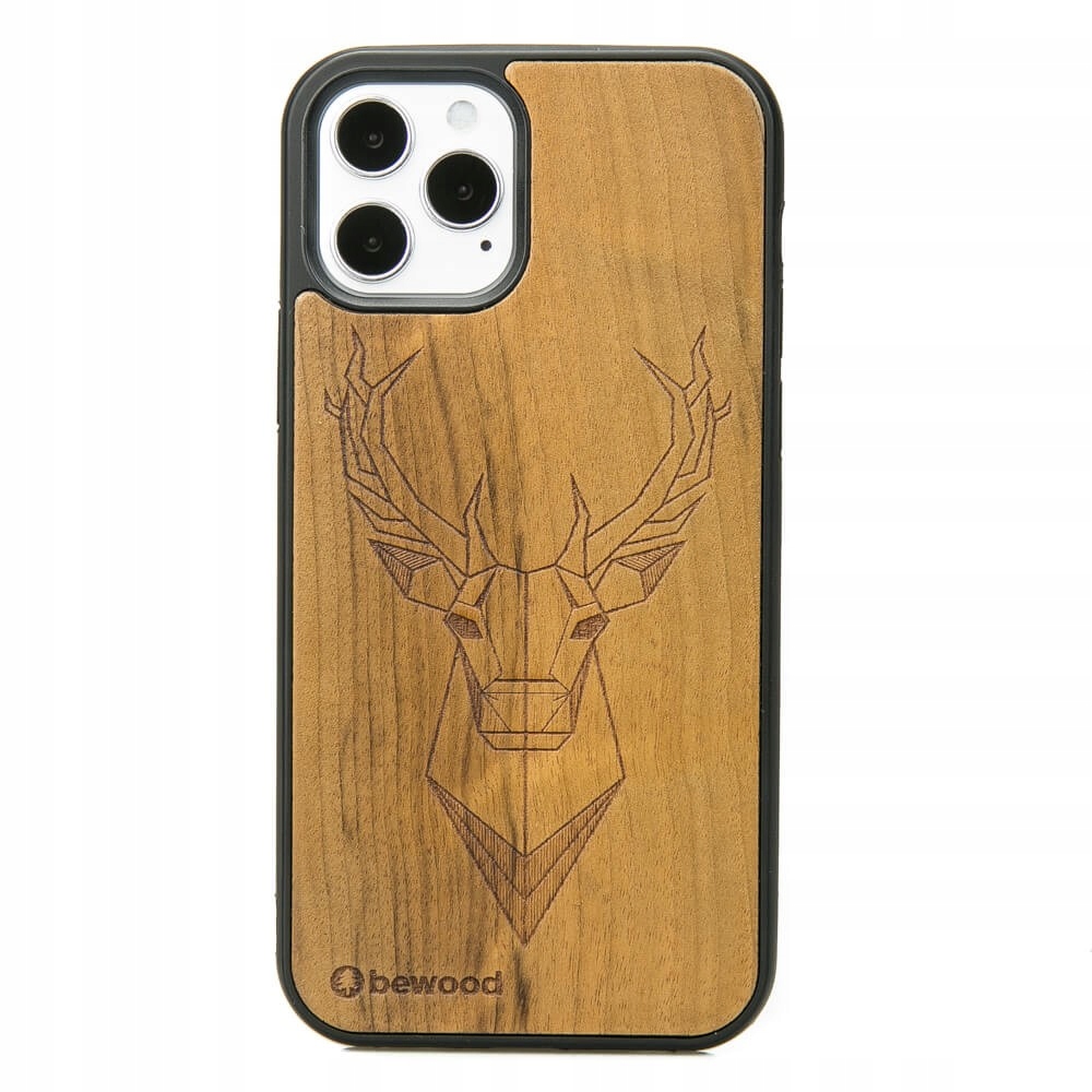 Pouzdro Bewood pro iPhone 12/12 Pro Jelen Imbuia