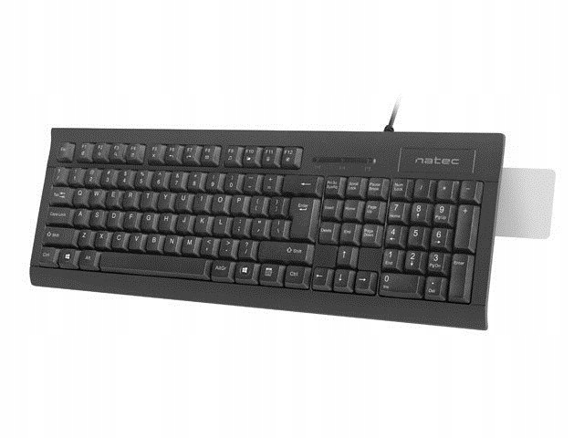 Natec Klawiatura Z Czytnikiem Kart Smart ID Moray