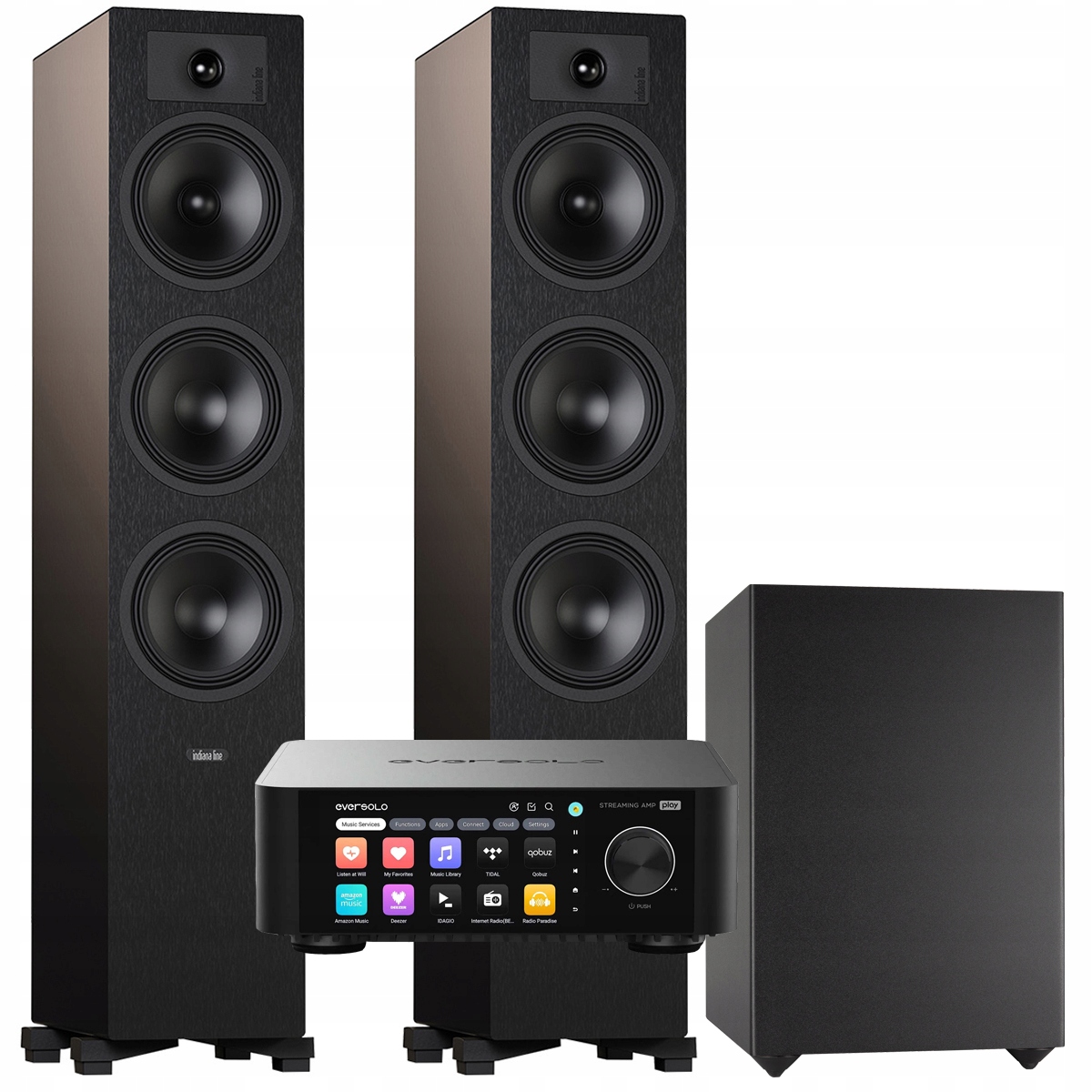 Indiana Line Tesi 6 Subwoofer Basso 880 EverSolo Play Wi-Fi Hdmi Tidal