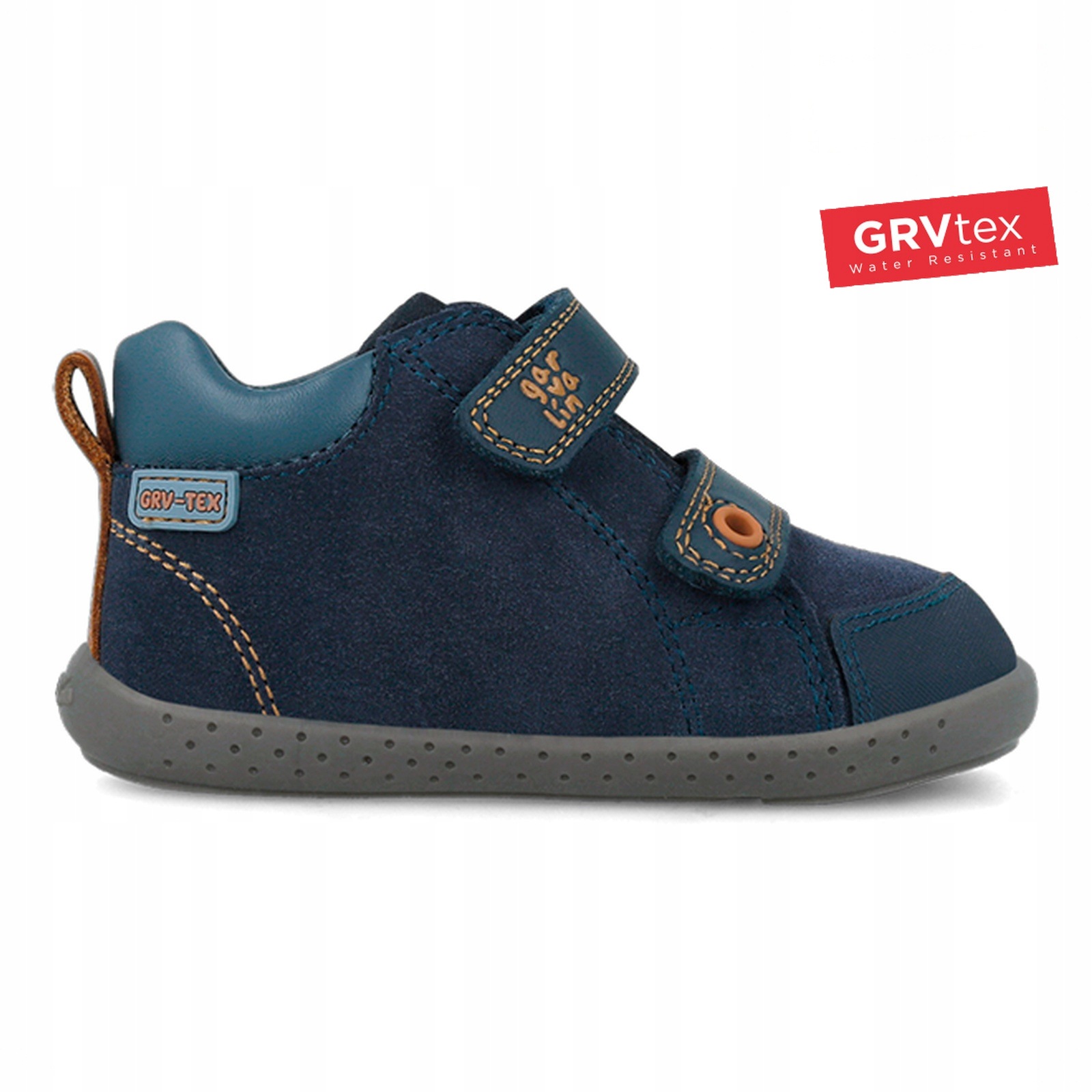 Buty barefoot dziecięce Garvalin GRVtex Urban Azul Marino z membraną 23