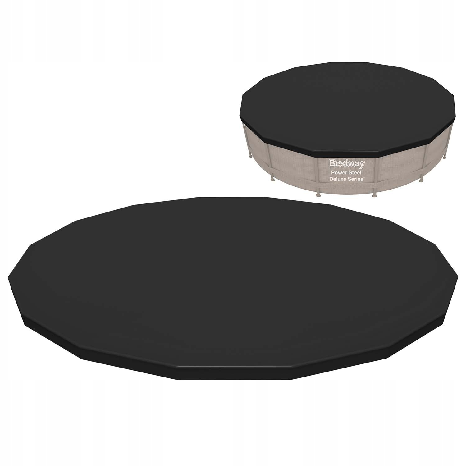 Krycí Plachta Na Bazén Rámový Kulatý 427 CM, Kryt Do Bazénu Bestway