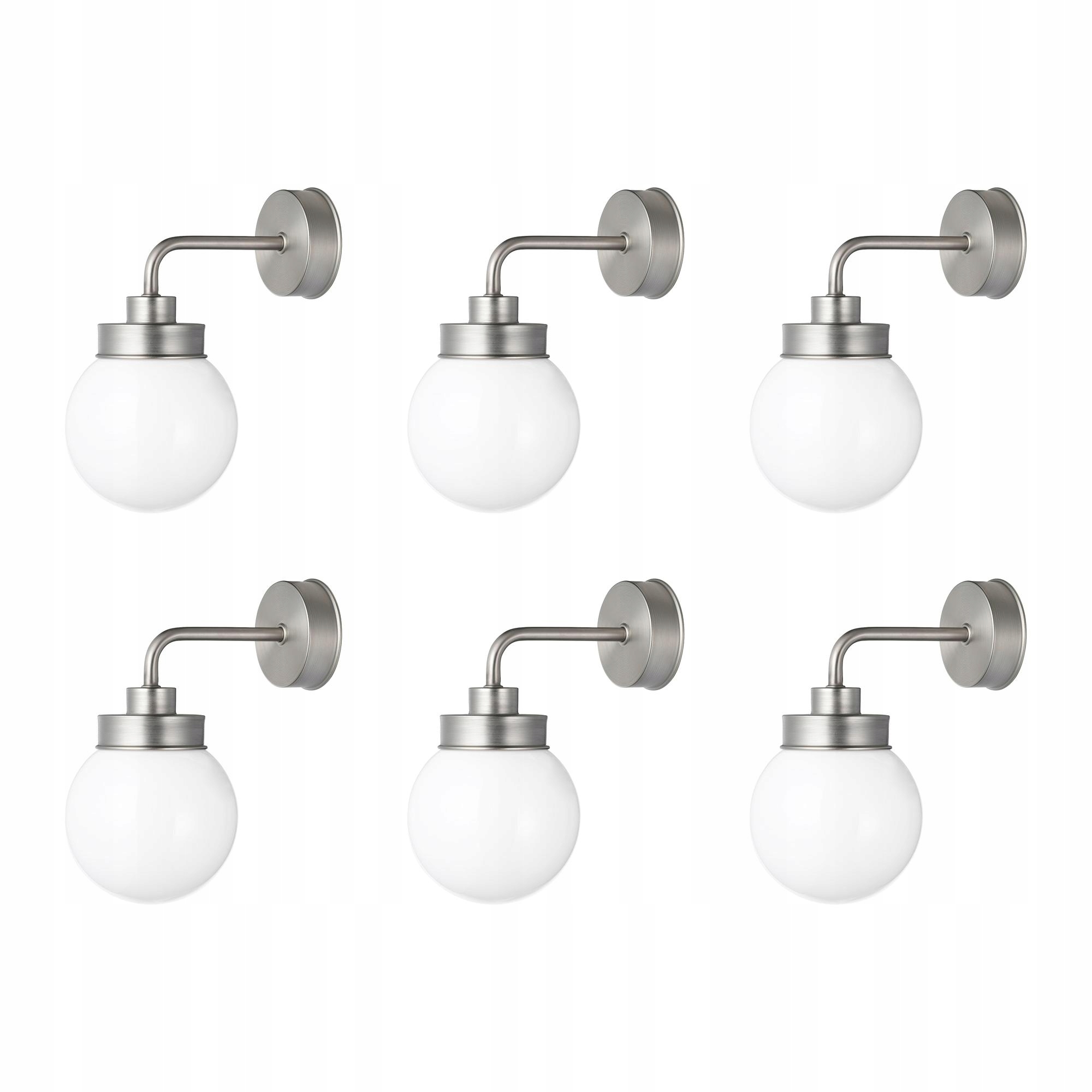 6 szt. Frihult Lampa ścienna stalowy