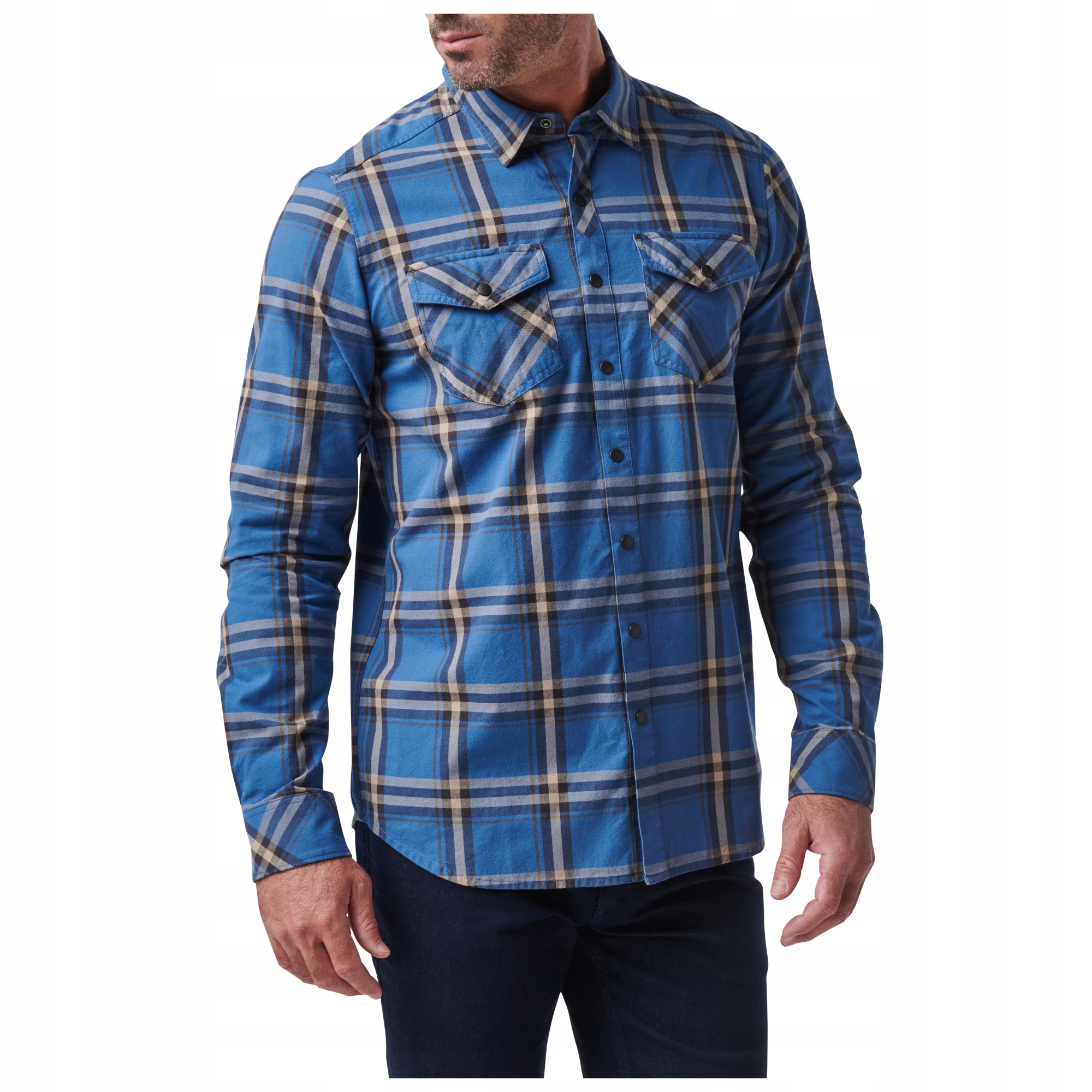 5.11 Koszula Gunner Plaid L/s M Cobalt Blue Pld 72530