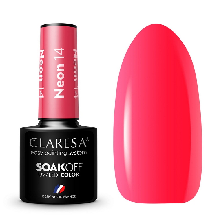 

Claresa Neon 14 Lakier Hybrydowy Neonowa Czerwień