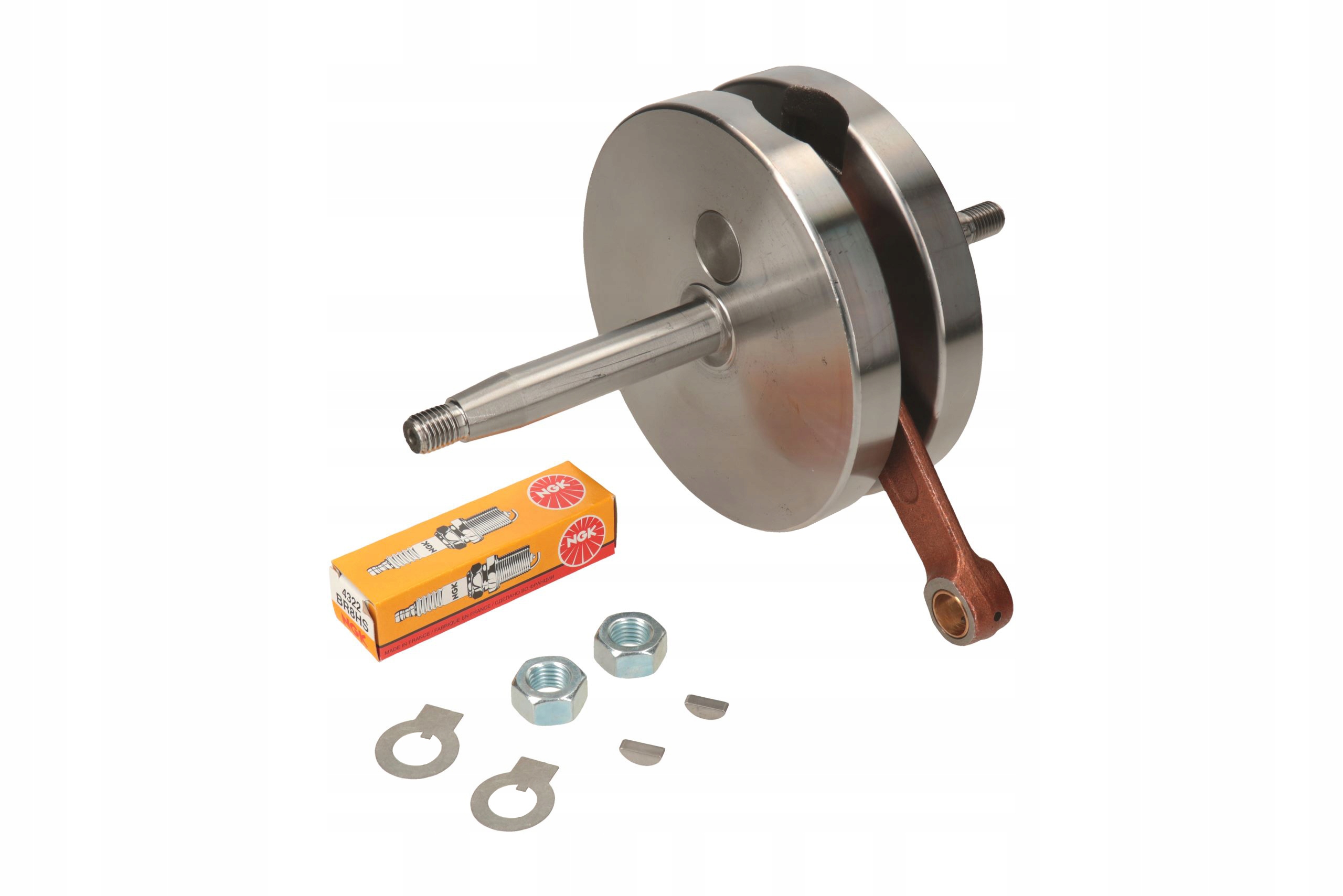 GMOTO-131552 - КОЛЕНЧАТЫЙ ВАЛ ФИТИНГИ СВЕЧА NGK КЛИН WSK 125