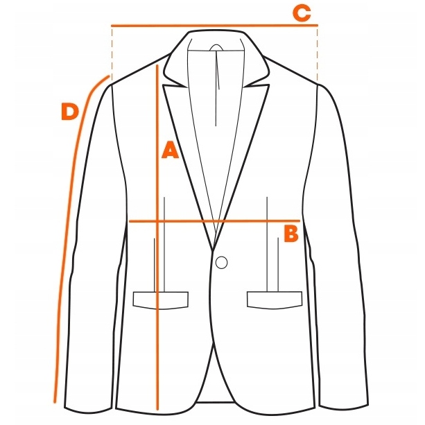 Marynarka męska casual z guzikami czekoladowy brąz V1 OM-BLZB-0118 M Fason regular