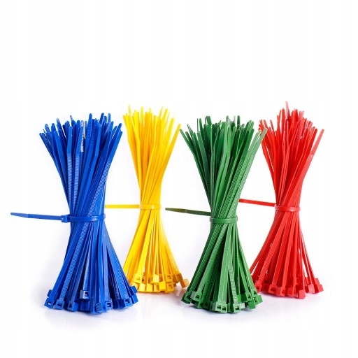 

Opaski Zaciskowe 120 Trytytki Kolorowe 200x2,5mm