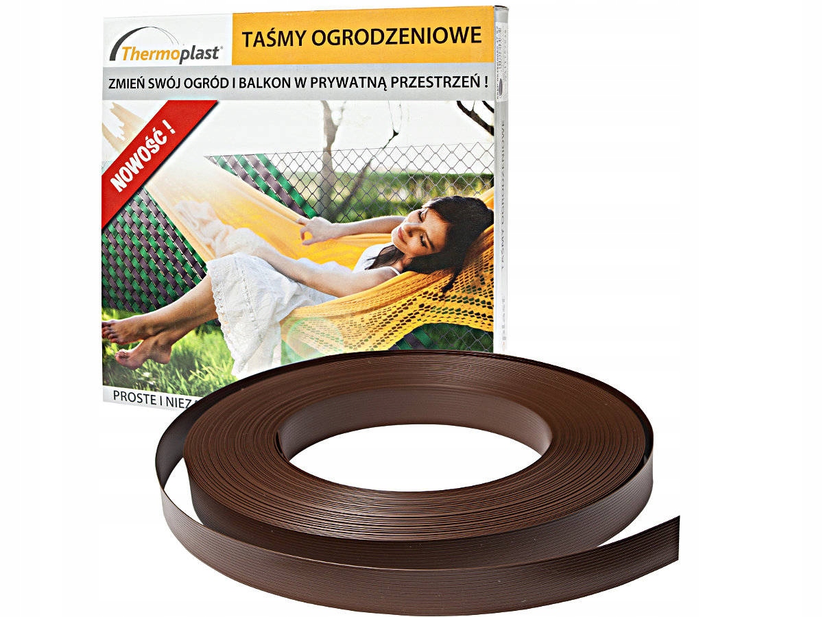

Taśma Ogrodzeniowa Osłona Na Panele Brąz 4,75x50