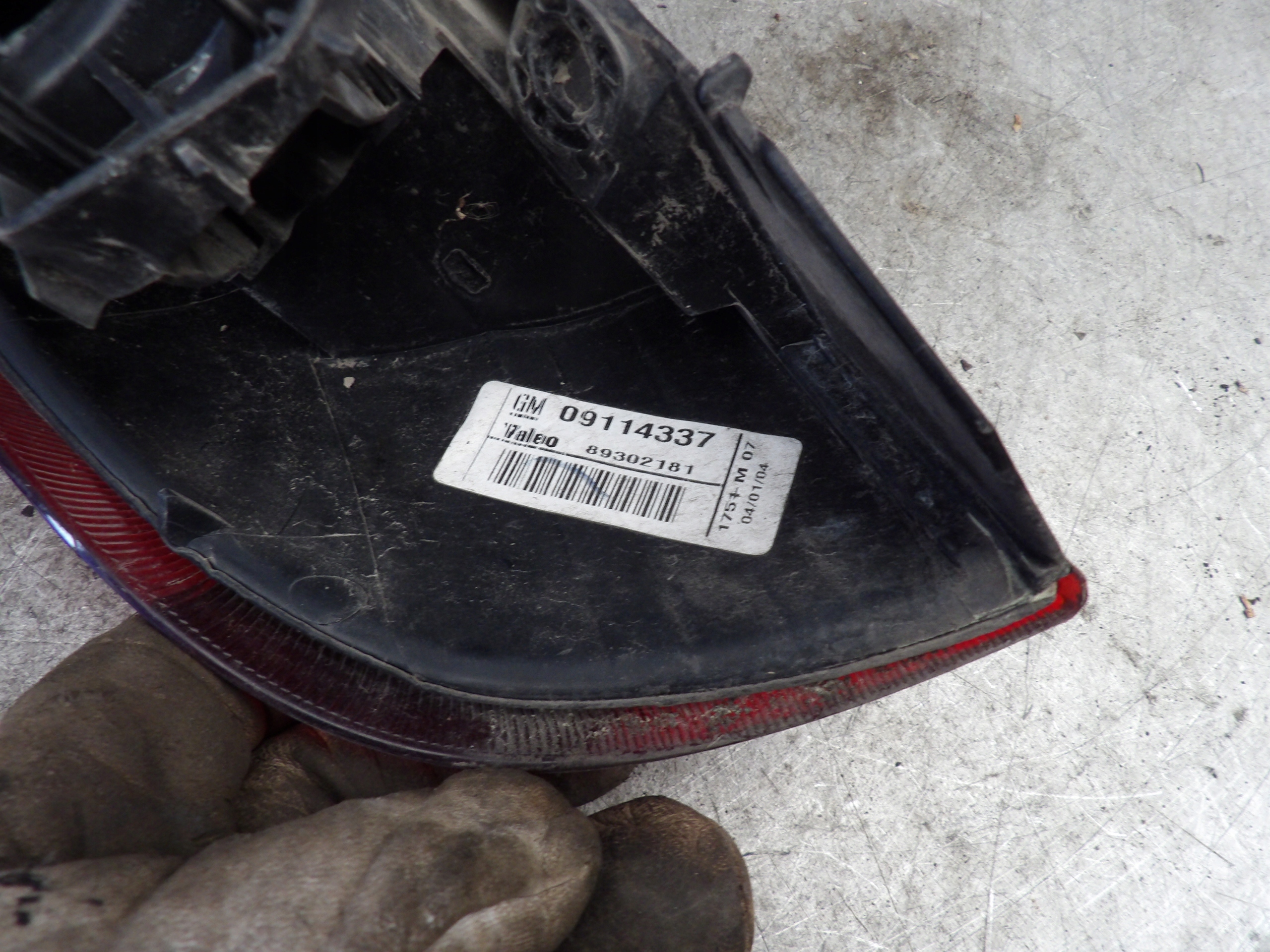 Opel Corsa C licht hinten links HB