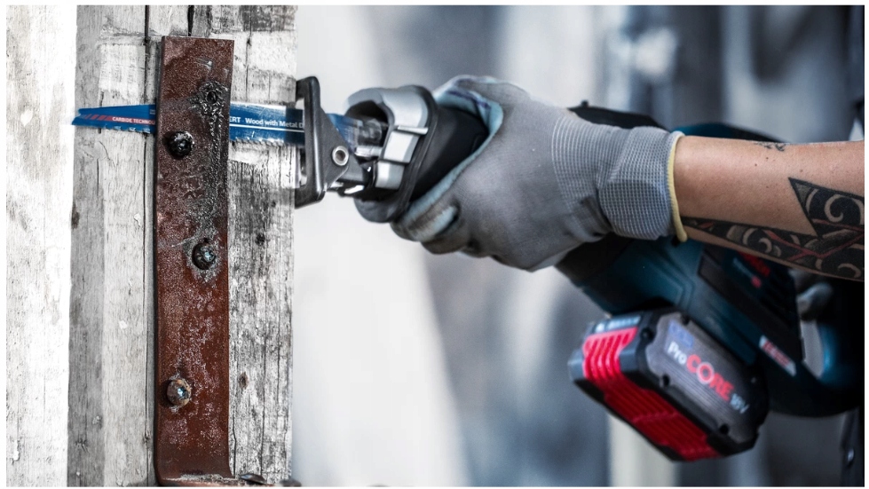 Brzeszczoty do pił szablastych 225 mm 3 szt. BOSCH Zastosowanie drewno stal