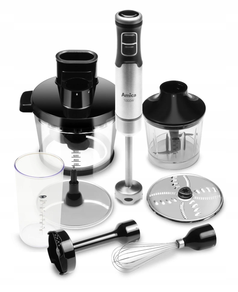 Blender ręczny Amica Bm 7017 1000W Turbo malakser