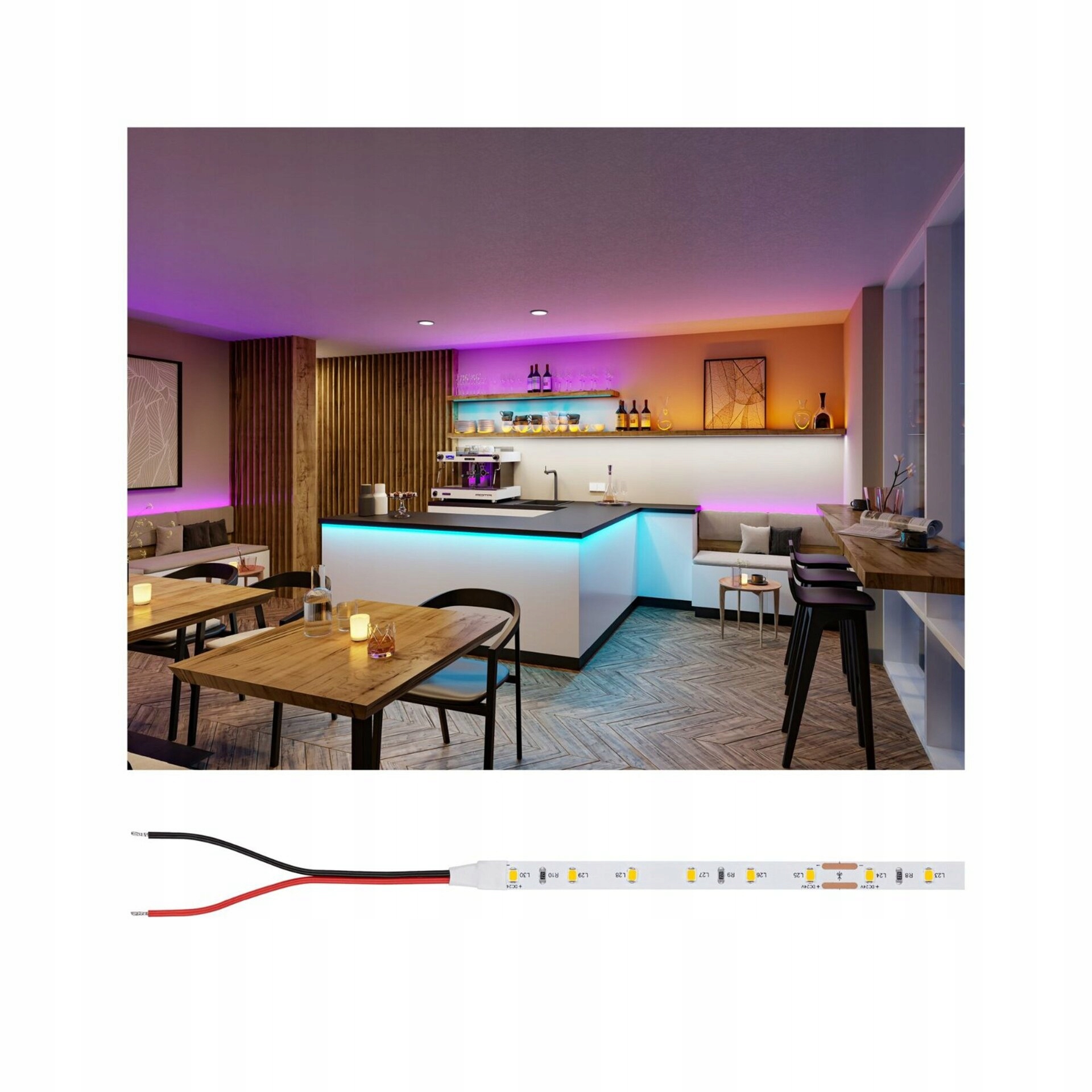 Profesionálny Led pásik Paulmann Pro Silver P25 5m 20W 300lm/m 60LEDs/m