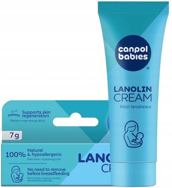 CANPOL NATURALNA LANOLINA MAŚĆ LANOLINOWA DO BRODAWEK NA BRODAWKI SUTKI 7g EAN (GTIN) 5901691879881