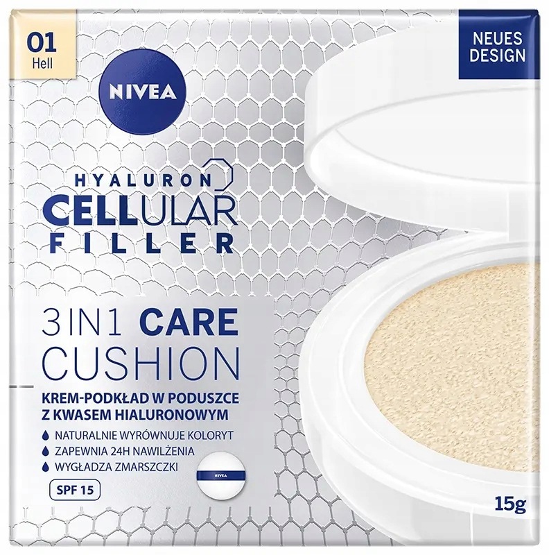 Nivea Cellular Krem- podkład w poduszce kolor jasny 01 Hell, Spf 15 Nivea