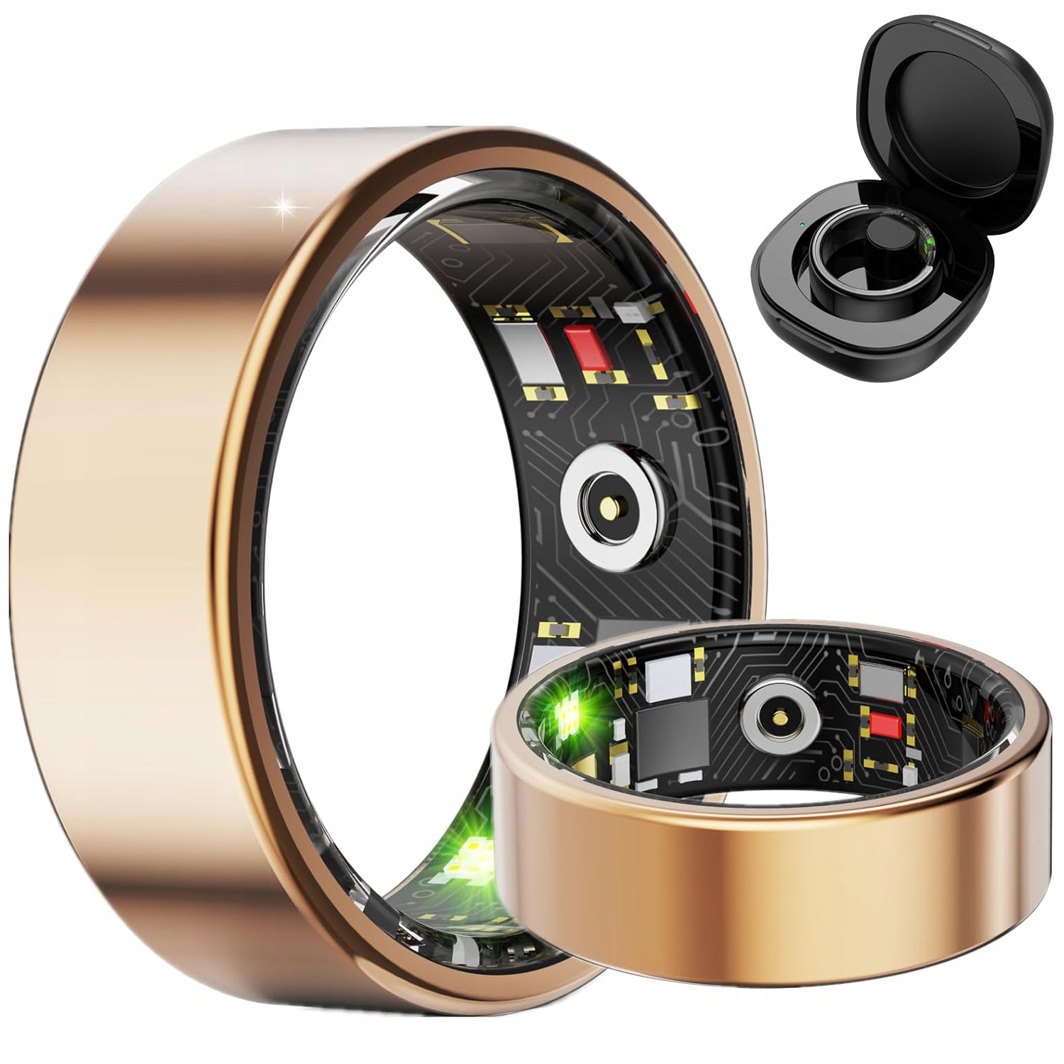 SMART RING R11 67.2MM INTELIGENTNY PIERŚCIEŃ OBRĄCZKA KROKI TĘTNO SPORT ...