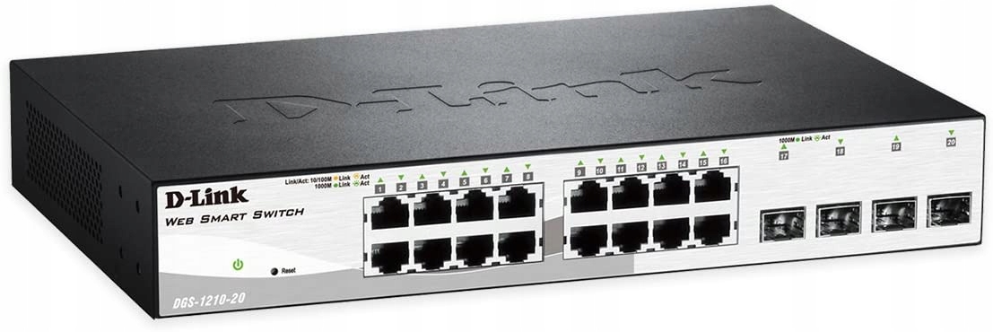 D-Link DGS-1210-20 Switch 16x10/100/1000 Mbps Sfp