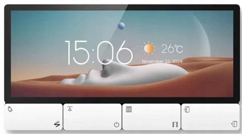 Inteligentny Panel Ekran Pilot Sterowania Bramka Zigbee Wifi Bt Tuya Alexa
