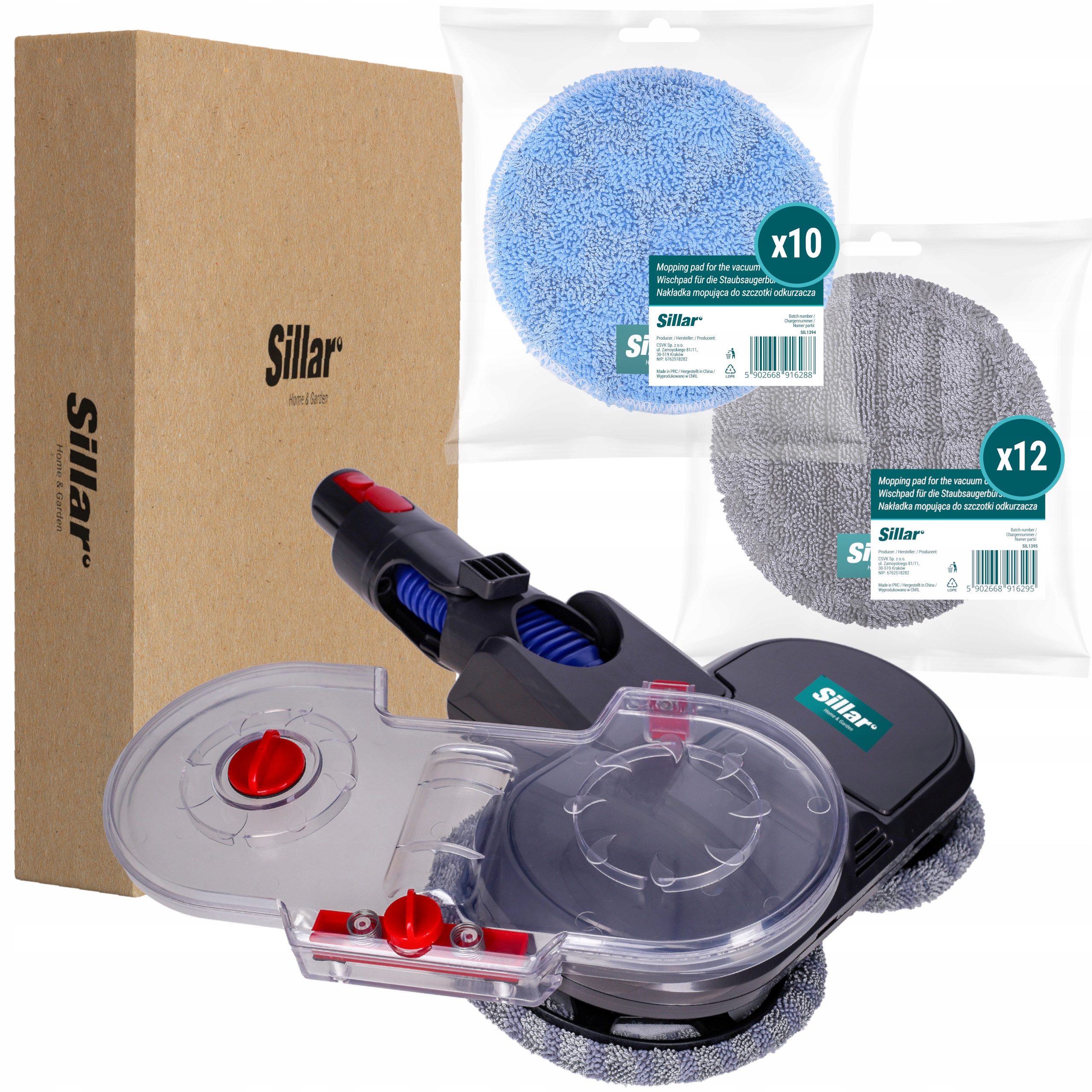 Kartáč na mop 22x mopovací utěrky pro vysavače Dyson V7 V8 V10 V11 V15