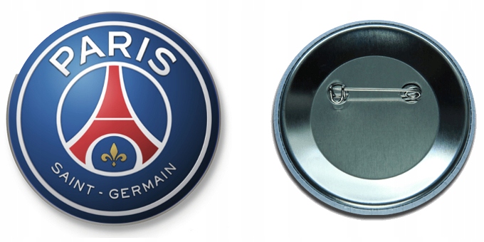 

Przypinki 59MM Paris Saint-germain F.c+gratis Imię