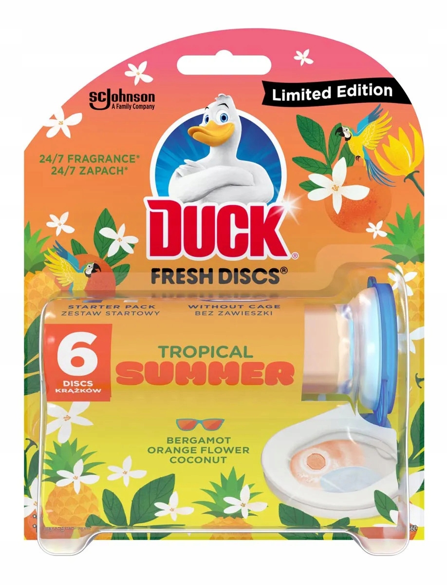 

Duck Krążki Żelowe Wc Starter Tropical Summer 36ml