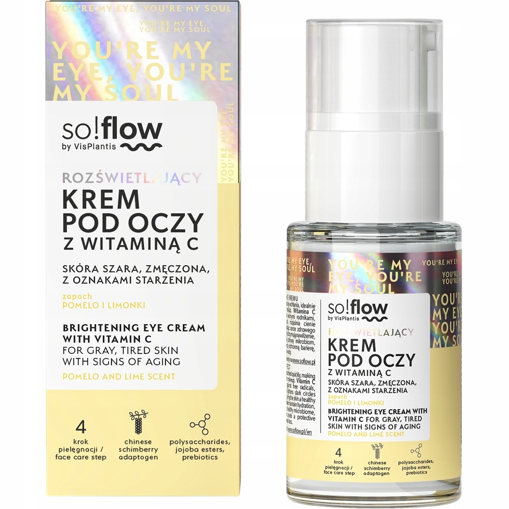So!Flow Rozświetlający Krem Pod Oczy Z Witaminą C 15ml