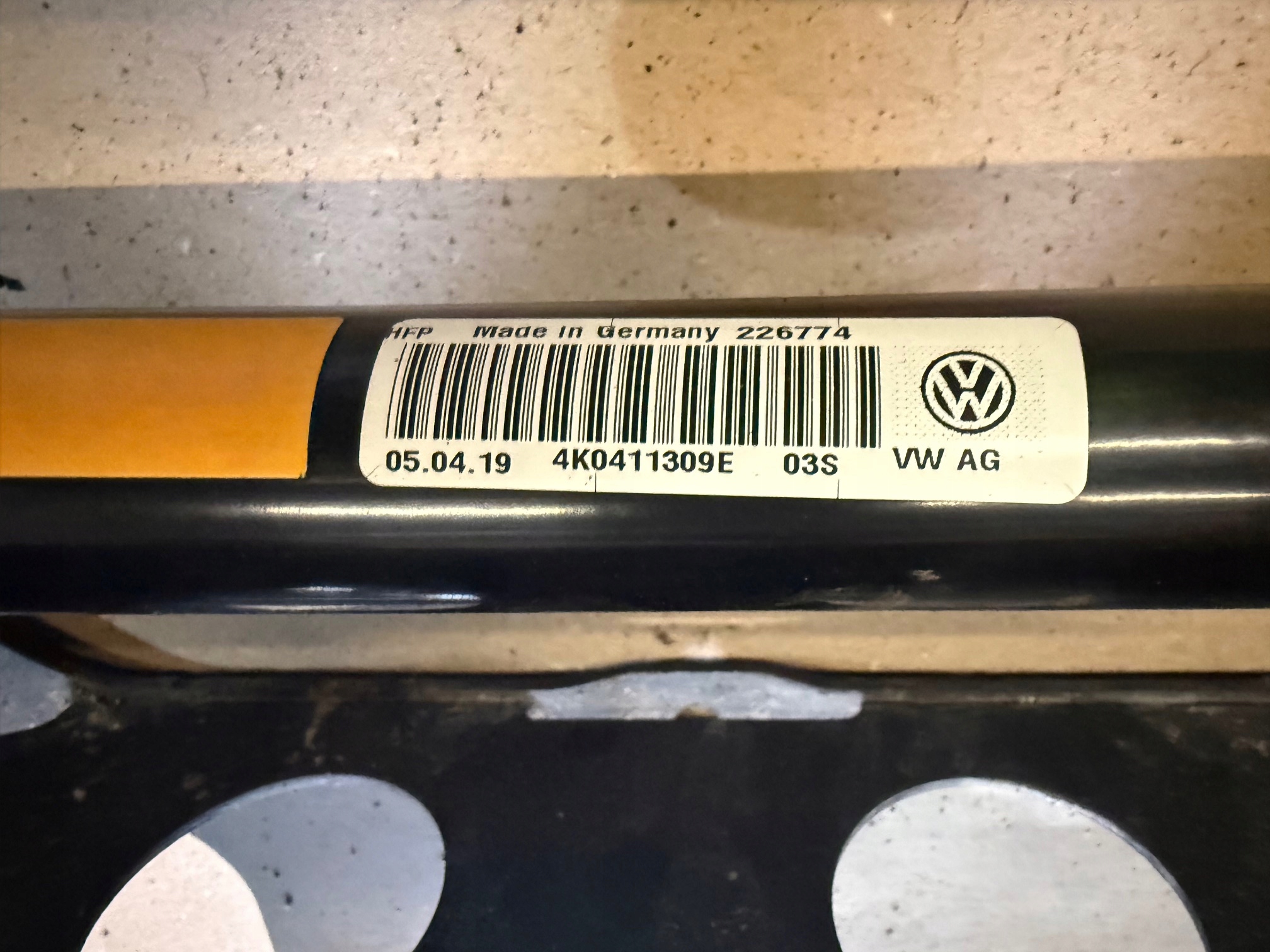 AUDI A6 C8 axle beam front subframe axle beam front 4K1399347 4K0411309E
