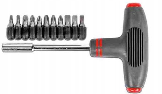 WKRĘTAK Z UCHWYTEM "T" 11ELEMETÓW