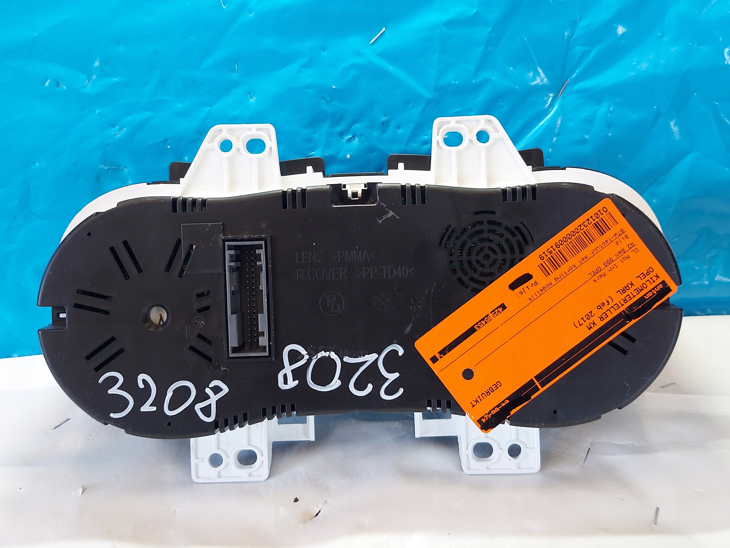 dials clock OPEL KARL 2017R 1.0 b 42505453