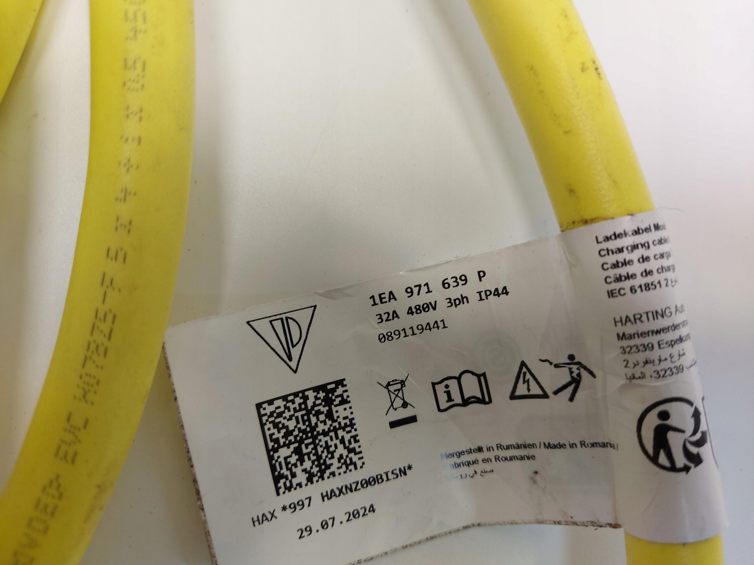VW ID4 11A , 2024r KABEL prijenos LADOWANIA 1EA971639
