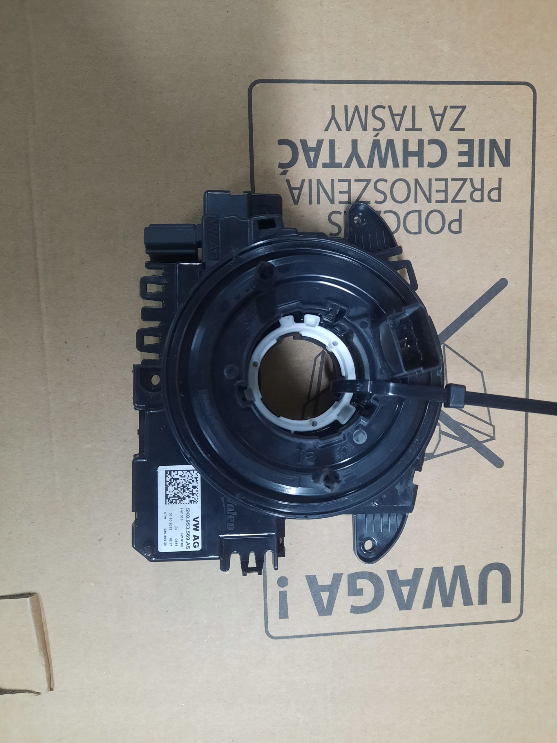 VW PASSAT B6 TAŚMA AIRBAG ZWIJAK 5K0953569AS 5K0953569AS za 800 zł z