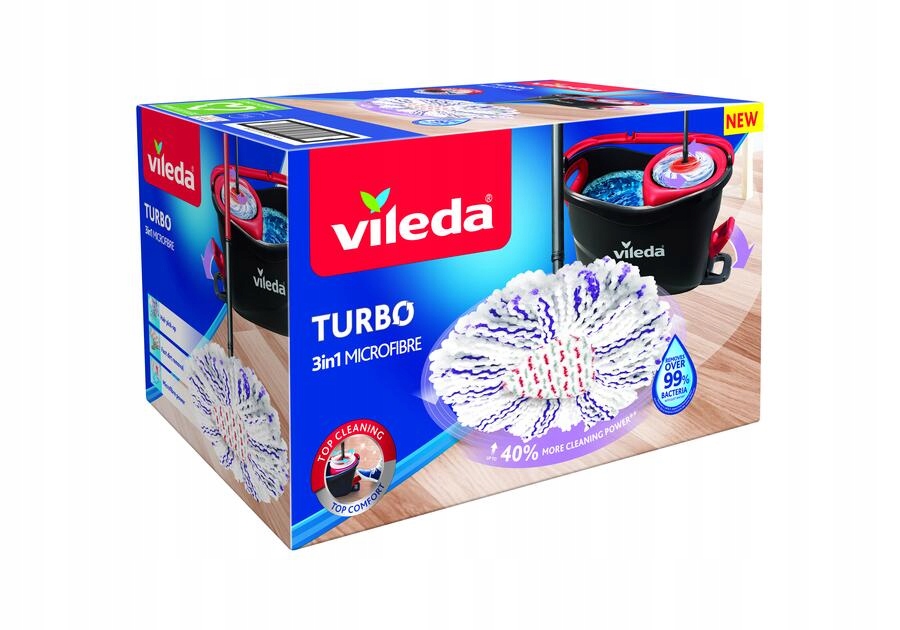 Levně Vileda rotační mop Turbo 3v1 Microfibre