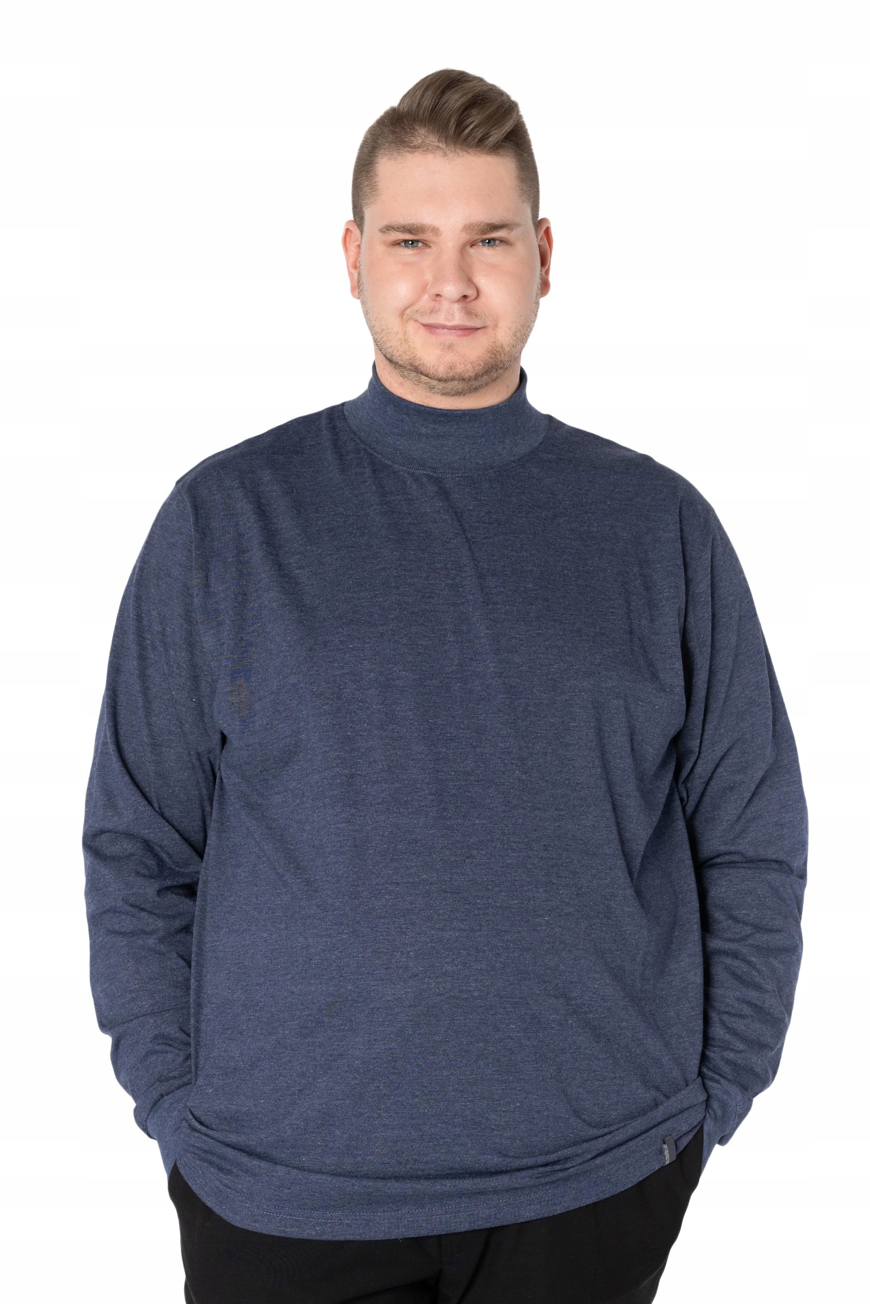 

Duży Półgolf męski sweter golf Adam XXL jeansowy