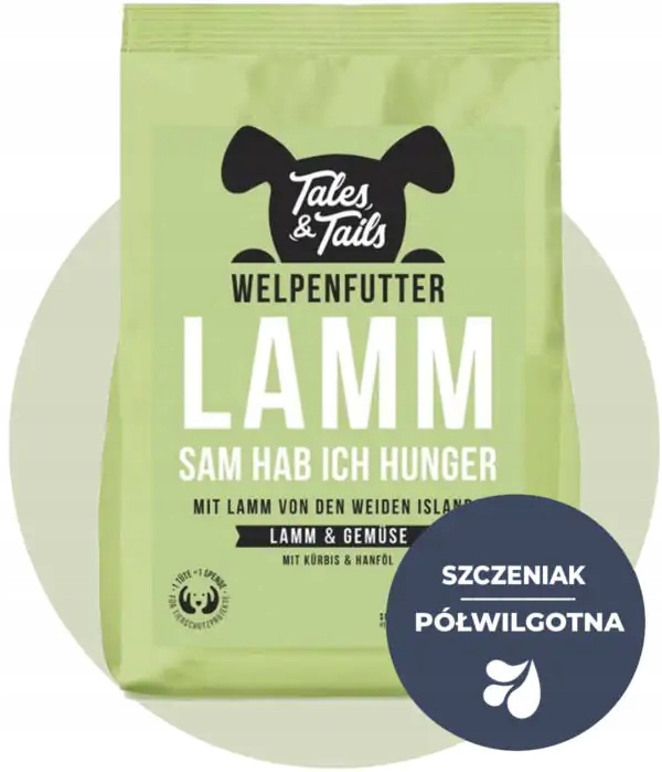 Levně Tales and Tails krmivo suché jehněčí 4 kg pro štěňata a mladé psy