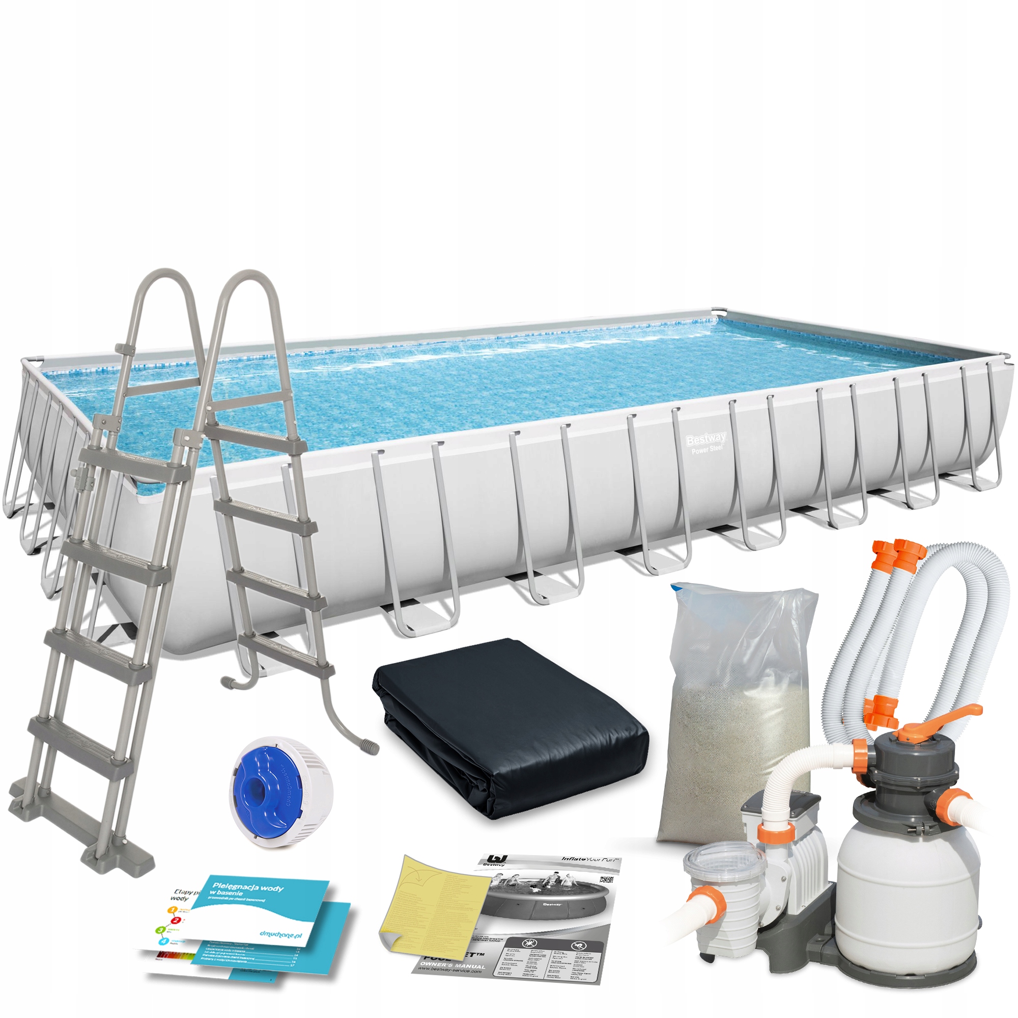 

Basen Ogrodowy Stelażowy 956x488x132cm Bestway