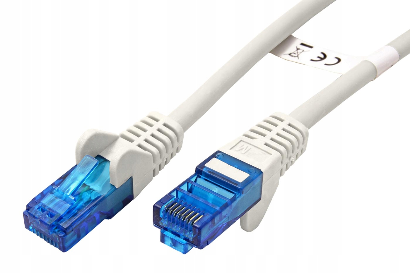 Goobay Utp patchkabel kat. 6a, 30m, Lsoh, bílý