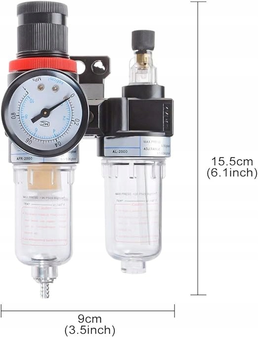 PNEUMATYCZNY FILTR OCZYSZCZACZ POWIETRZA AFR2000 AL2000 REDUKTOR EAN (GTIN) 0000992184320