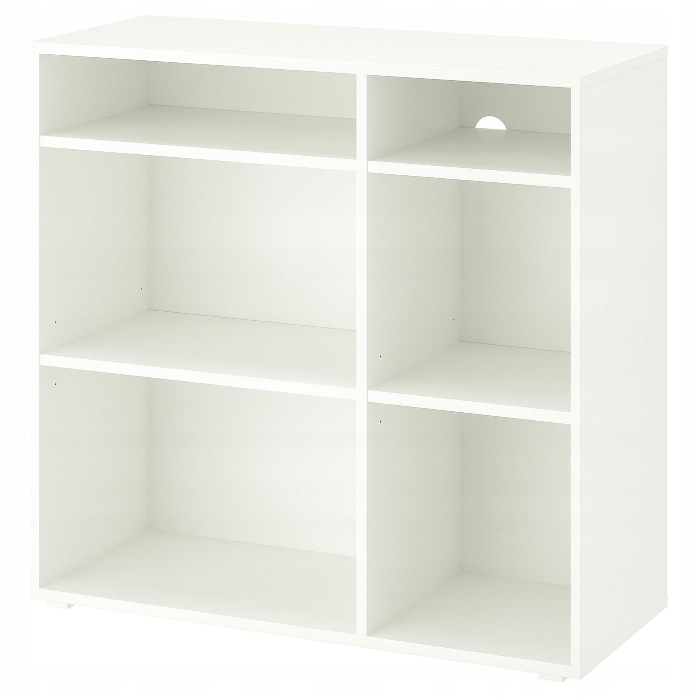 Regał 4 półki biały 95x37x90 cm Vihals