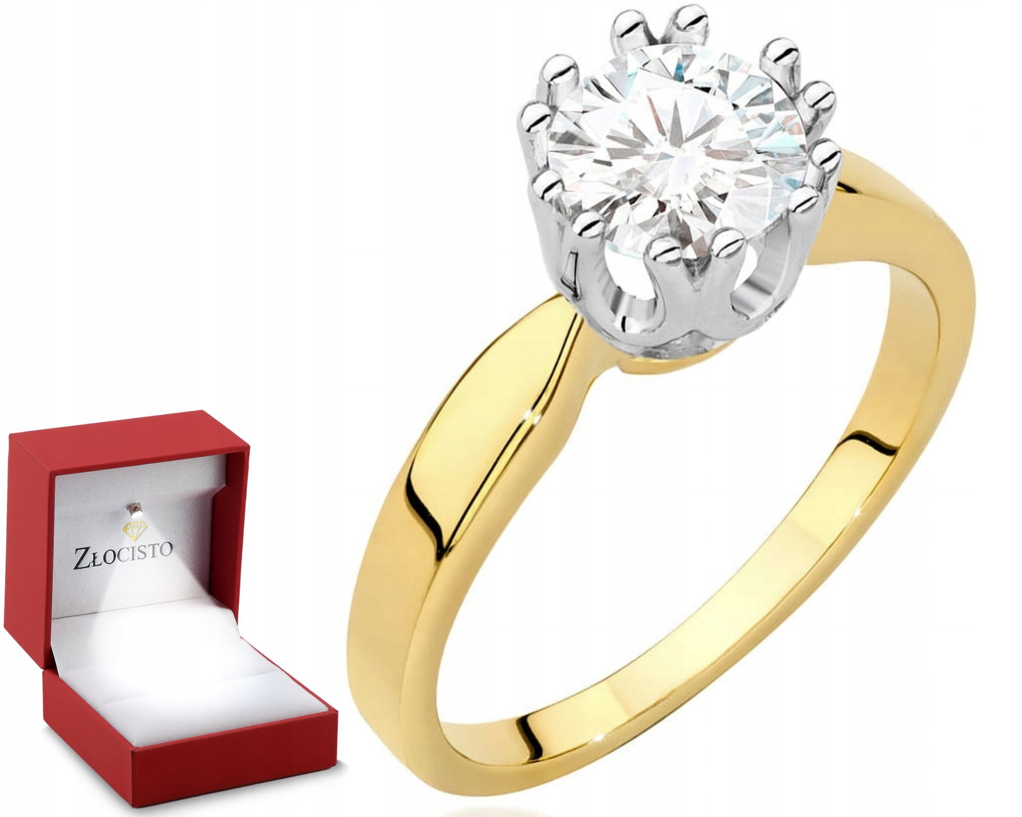 Zlatý Prstýnek S Briliantem 585 Gravírování Bonus