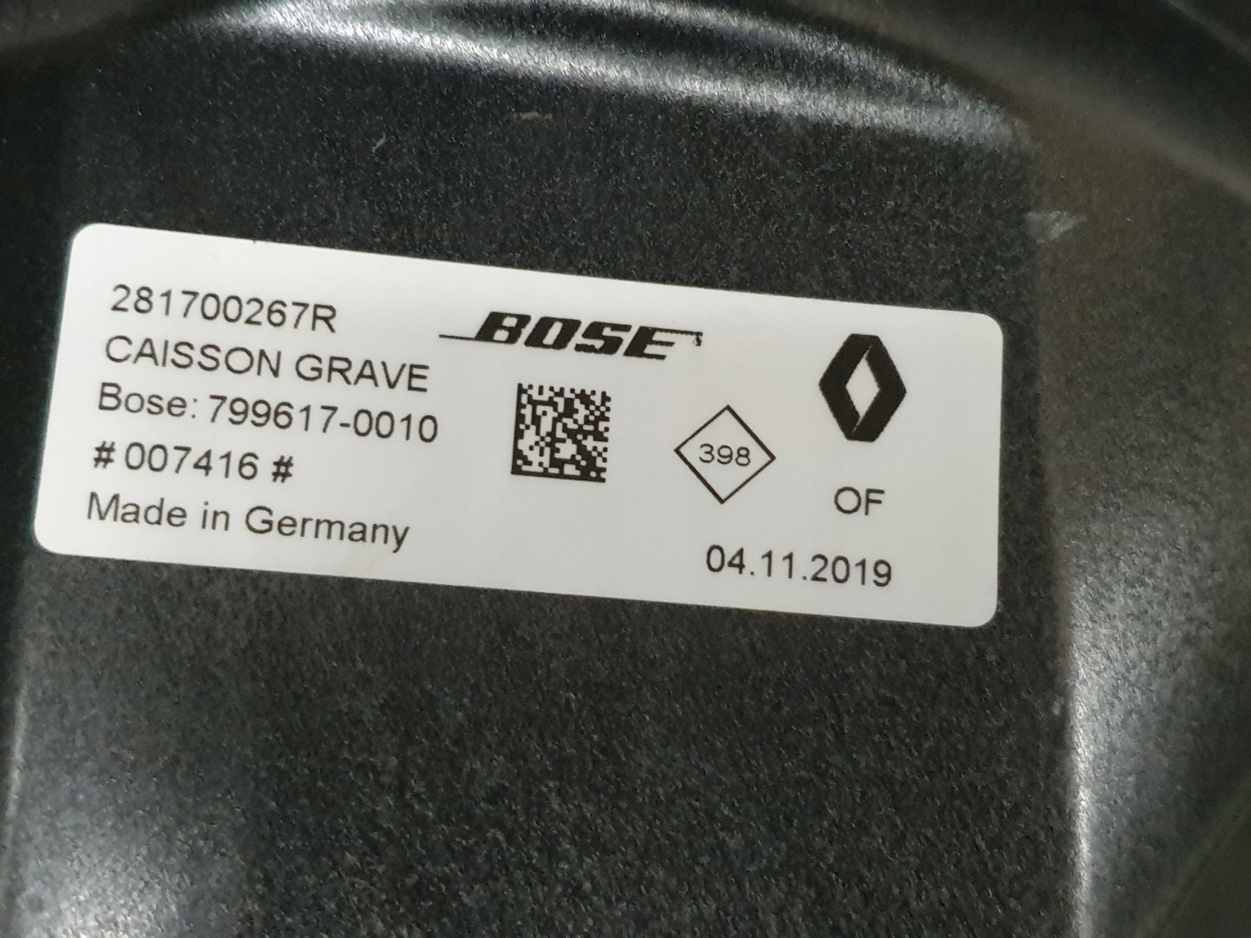Subwoofer hangszóró Basowy BOSE SCENIC IV 2019