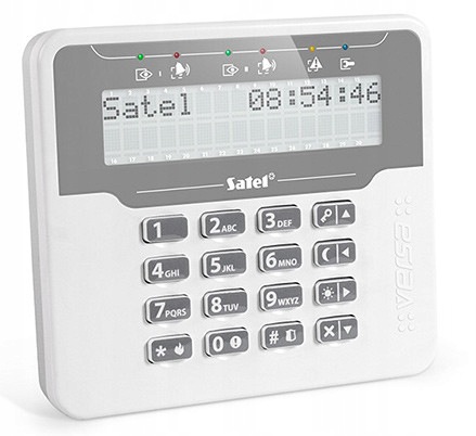 LCD klávesnice Satel Versa-lcdm-wh, bílá
