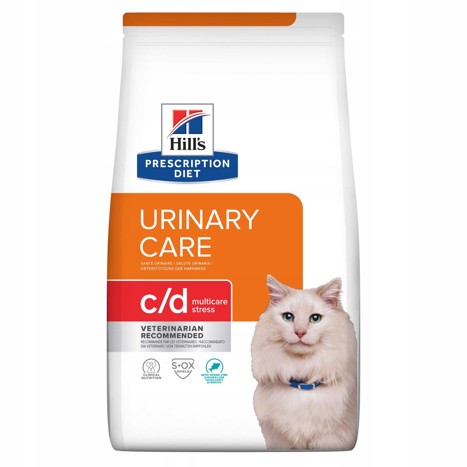Hill's c/d Multicare Stress 1,5 kg, karma na drogi moczowe z rybą