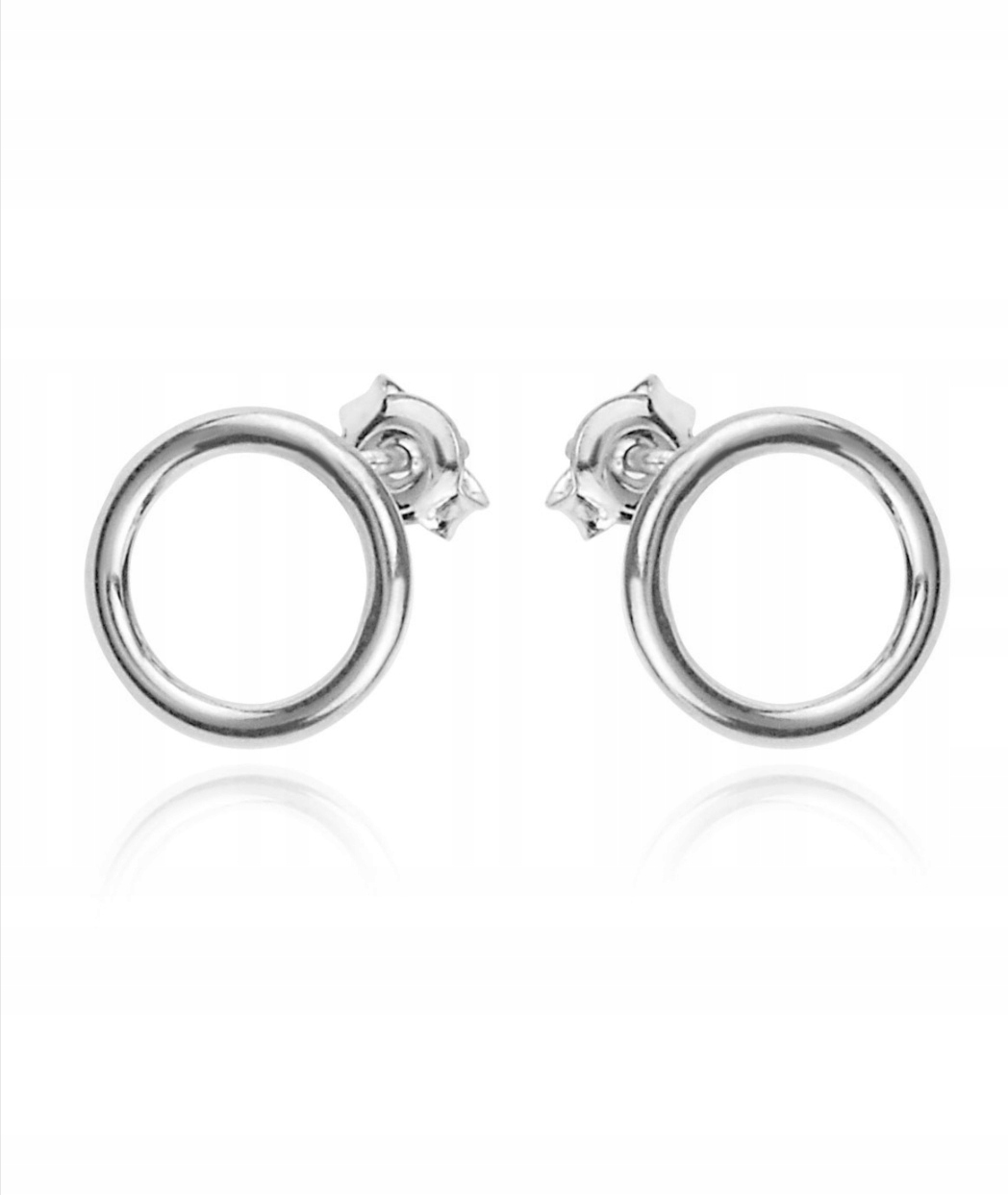 

Kolczyki celebrytki srebro 925,kółko,ring 10mm